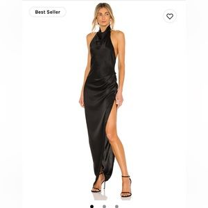 Amanda Uprichard Samba gown in black size XS.